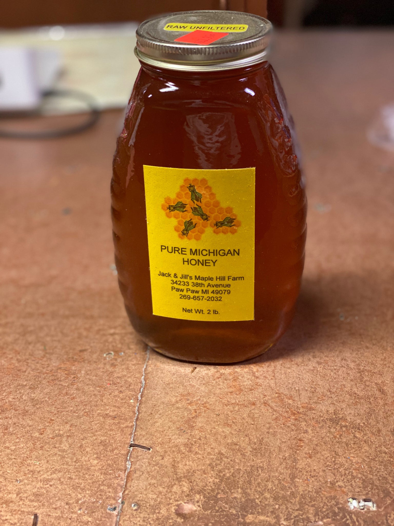 Michigan Raw Honey - 2 pound