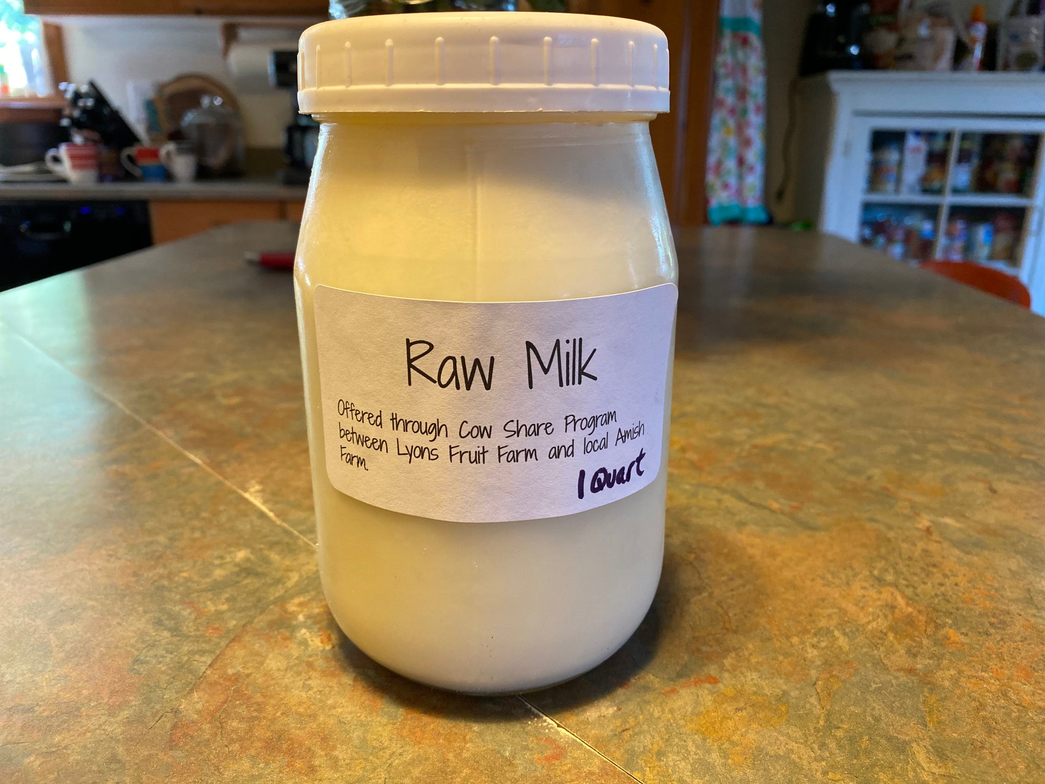 Amish Raw Milk 1quart