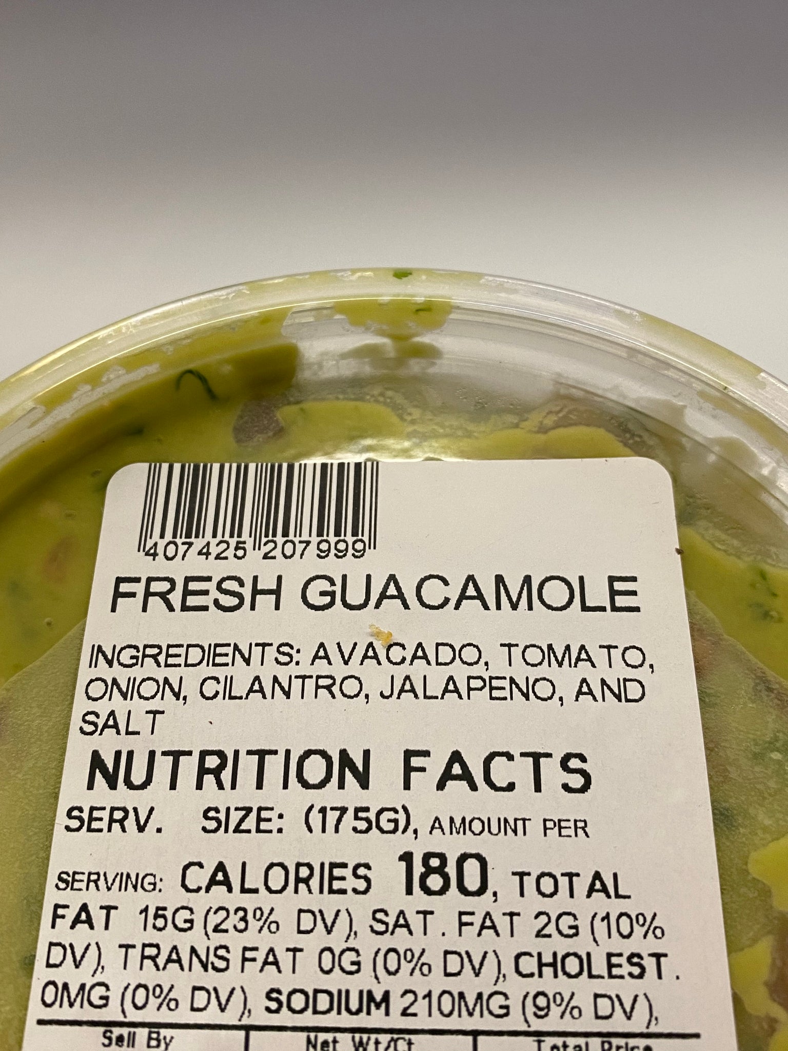 La Poblanita Guacamole 1lb