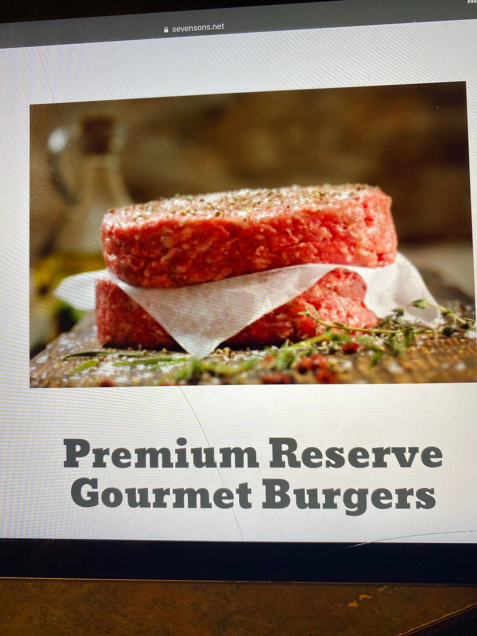 Premium Reserve Gourmet Burgers