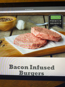 Bacon Infused Burgers