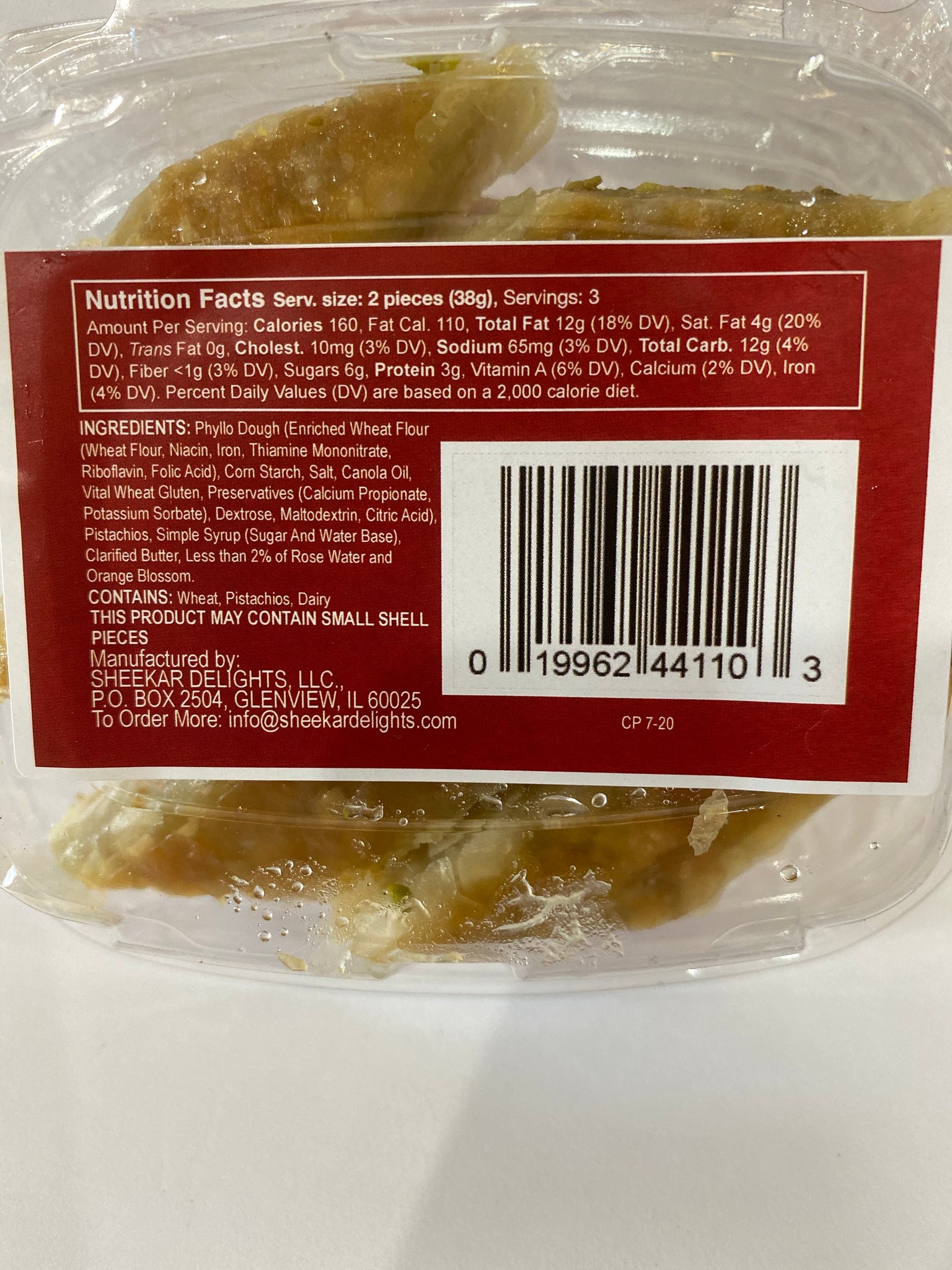 Baklava Classic Pistachio