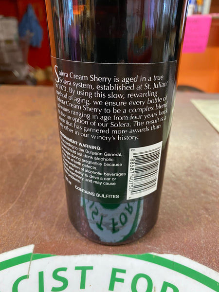 Solera Cream Sherry