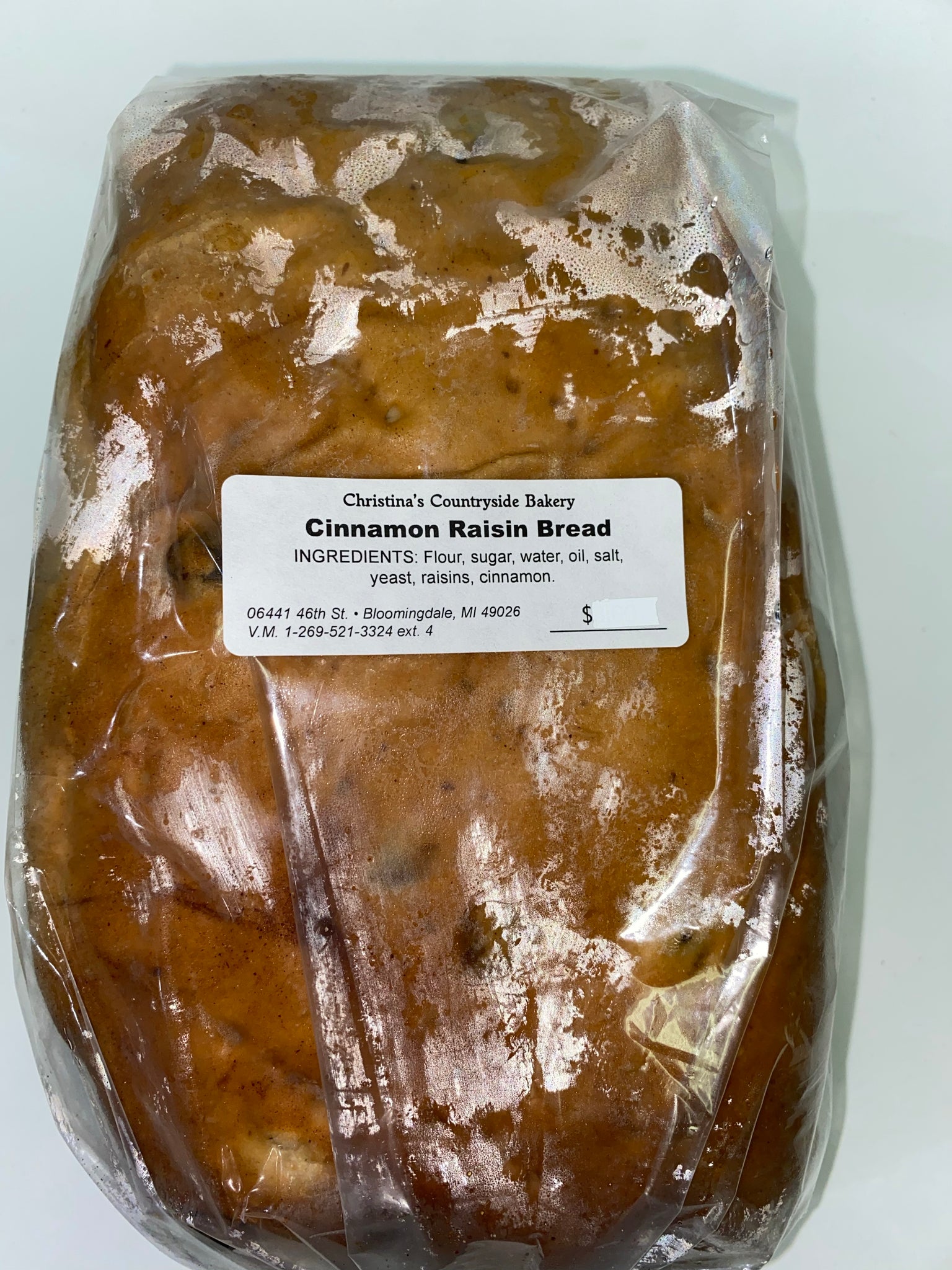 Cinnamon Raisin Bread