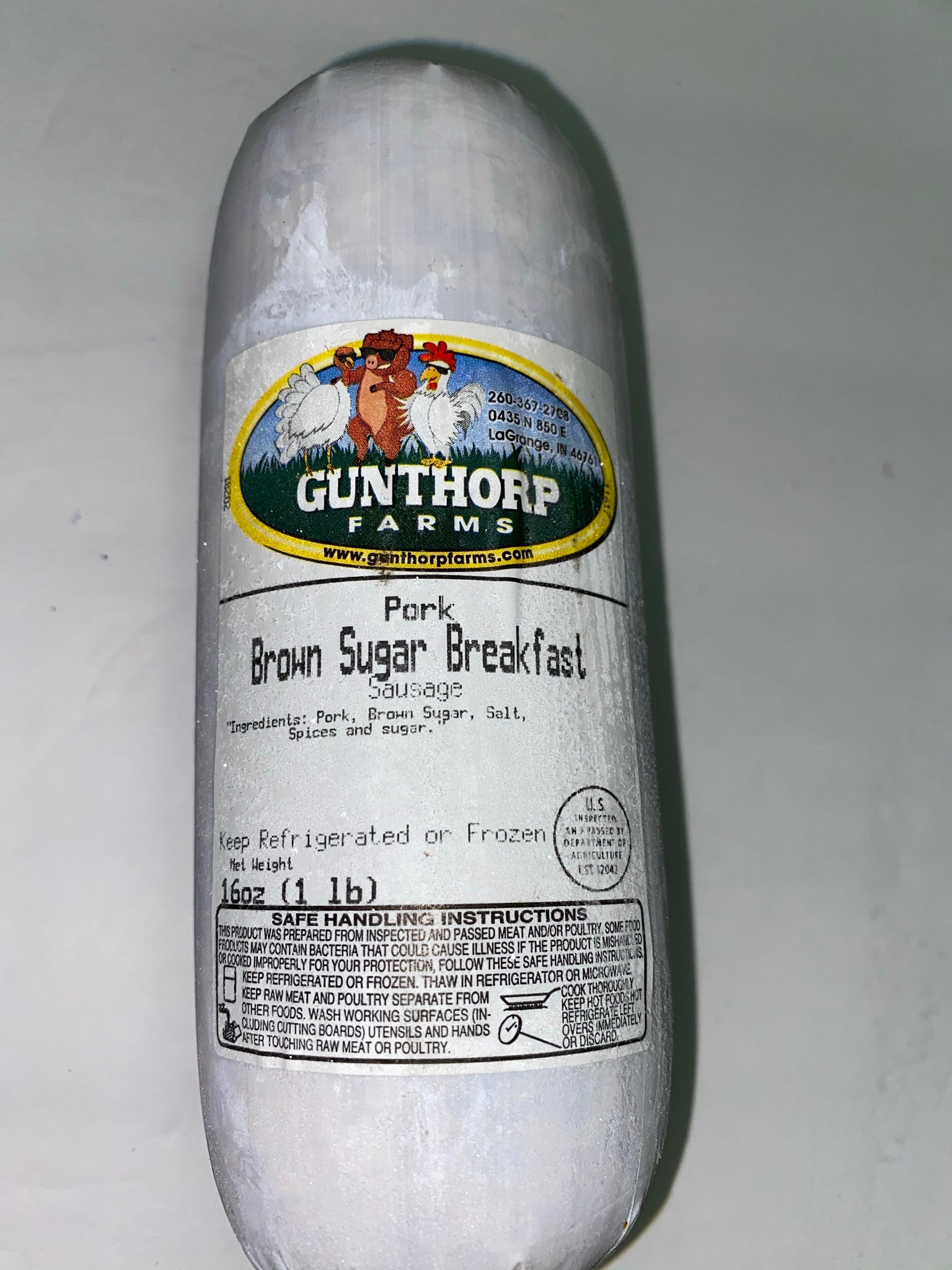 Brown Sugar Breakfast Sausage 1 lb