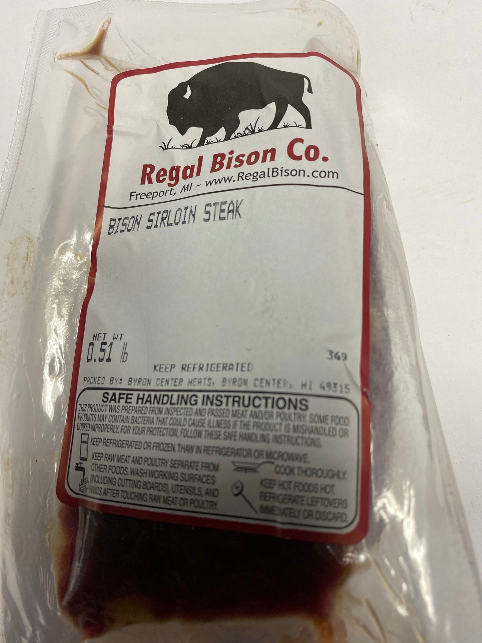 Bison Sirloin Steak