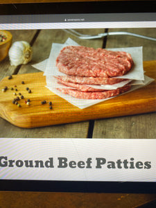Ground Beef Patties 1lb